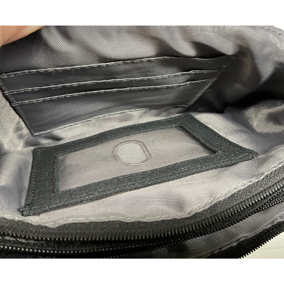 Thirty-One Double Up Crossbody Black Links Black & White Detachable Strap EUC - Picture 11 of 15